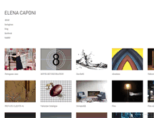 Tablet Screenshot of elenacaponi.com